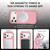 iPhone 17 Pro Skin Feel Translucent PC Gear Holder C MagSafe Phone Case - Bright Pink + Pink