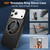 iPhone 17 Pro Skin-Feel Rotary Damping Bracket MagSafe Phone Case - Black