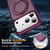 iPhone 17 Pro Skin-Feel Rotary Damping Bracket MagSafe Phone Case - Wine Red