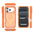 iPhone 17 Pro Skin-friendly Magnetic PC + TPU Hybrid Shockproof Phone Case - Orange