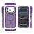 iPhone 17 Pro Skin-friendly Magnetic PC + TPU Hybrid Shockproof Phone Case - Purple