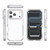 iPhone 17 Pro Skin-friendly Magnetic PC + TPU Hybrid Shockproof Phone Case - White
