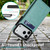 iPhone 17 Pro Solid Color Card Slots Bracket PU Phone Case - Mint Green