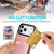 iPhone 17 Pro Solid Color Card Slots Bracket PU Phone Case - Rose Gold