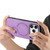 iPhone 17 Pro Solid Color Retro Magsafe PU Back Cover Phone Case - Purple
