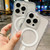 iPhone 17 Pro Space MagSafe Acrylic Hybrid TPU Phone Case - Transparent