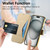 iPhone 17 Pro Splitable Electroplated MagSafe RFID Anti-theft Leather Phone Case with Lens Film - Gold