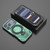 iPhone 17 Pro Star Ring Metallic Pivot Bracket Magnetic Phone Case - Green