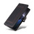 iPhone 17 Pro Stitched Magnetic Buckle Leather Phone Case - Black