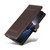 iPhone 17 Pro Stitched Magnetic Buckle Leather Phone Case - Coffee