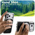 iPhone 17 Pro Suteni G6 Crazy Horse Texture Electroplated 360 Rotation Holder Magnetic Phone Case - Black