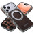 iPhone 17 Pro Suteni G6 Crazy Horse Texture Electroplated 360 Rotation Holder Magnetic Phone Case - Brown