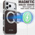 iPhone 17 Pro Suteni G6 Large Litchi Texture Electroplated 360 Rotation Holder Magnetic Phone Case - Brown