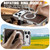 iPhone 17 Pro Suteni G6 Large Litchi Texture Electroplated 360 Rotation Holder Magnetic Phone Case - Brown