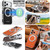 iPhone 17 Pro Suteni G6 Large Litchi Texture Electroplated 360 Rotation Holder Magnetic Phone Case - Brown