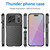 iPhone 17 Pro Thunderbolt Shockproof Soft TPU Phone Case - Black