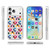 iPhone 17 Pro Transparent Crystal Red Heart Pattern Phone Case - Transparent