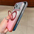 iPhone 17 Pro Transparent Gradient 360 Degree Rotation Holder MagSafe Phone Case - Black