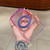 iPhone 17 Pro Transparent Gradient 360 Degree Rotation Holder MagSafe Phone Case - Purple