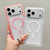 iPhone 17 Pro Transparent Matte TPU Hybrid PC 3-in-1 MagSafe Phone Case - Black