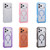 iPhone 17 Pro Transparent Matte TPU Hybrid PC 3-in-1 MagSafe Phone Case - Black