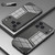 iPhone 17 Pro Transparent Plating Fine Hole Phone Case - Black