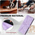iPhone 17 Pro Triangle Solid Color Leather Phone Case - Purple