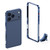 iPhone 17 Pro Ultra-Thin Alloy Metal Frame Shockproof Phone Case - Blue