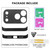 iPhone 17 Pro Ultra-thin Frameless Titanium Alloy Four Corner Shockproof Phone Case - Black