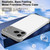 iPhone 17 Pro Ultra-thin Frameless Titanium Alloy Four Corner Shockproof Phone Case - Titanium Gray