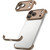iPhone 17 Pro Ultra-thin Frameless TPU Four Corner Airbags Shockproof Phone Case with Lens Film - Desert Gold