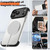 iPhone 17 Pro Ultra-thin Frameless TPU Four Corner Airbags Shockproof Phone Case with Lens Film - Titanium Gray