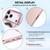 iPhone 17 Pro Ultra-thin Magnetic Plating Vegan Leather Phone Case - Rose Gold