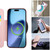 iPhone 17 Pro Ultra-thin Magnetic Plating Vegan Leather Phone Case - Rose Gold