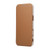 iPhone 17 Pro Ultra-thin Rotation Holder Magnetic Plating Vegan Leather Phone Case - Brown