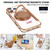 iPhone 17 Pro Ultra-thin Rotation Holder Magnetic Plating Vegan Leather Phone Case - Brown