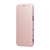 iPhone 17 Pro Ultra-thin Rotation Holder Magnetic Plating Vegan Leather Phone Case - Rose Gold