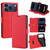 iPhone 17 Pro Ultra-thin Voltage Side Buckle Horizontal Flip Leather Phone Case - Red
