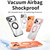 iPhone 17 Pro Vacuum Airbag TPU + Acrylic 360 Rotating Bracket Magnetic Shockproof Phone Case - White