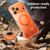 iPhone 17 Pro Vacuum Airbag TPU + Acrylic 360 Rotating Bracket Magnetic Shockproof Phone Case - White