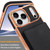 iPhone 17 Pro VIETAO Litchi Texture Wallet PU Phone Case with Lanyard - Black