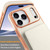 iPhone 17 Pro VIETAO Litchi Texture Wallet PU Phone Case with Lanyard - White