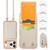 iPhone 17 Pro VIETAO Litchi Texture Wallet PU Phone Case with Lanyard - White