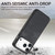 iPhone 17 Pro Vintage Leather PC Back Cover Phone Case - Black