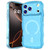 iPhone 17 Pro Wave Glitter MagSafe Magnetic TPU Phone Case - Transparent Blue