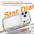 iPhone 17 Pro Wave Twisting Star Diamond Shockproof Electroplate TPU Phone Case - Silver