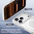 iPhone 17 Pro XDcase Metal Lens Frame Skin Feel Magnetic Phone Case - White