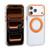 iPhone 17 Pro XDcase YADUN Rotating Bracket Magnetic Phone Case - Orange White