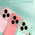 iPhone 17 Pro XINLI Straight Edge 6D Electroplate TPU Phone Case - Pink