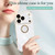 iPhone 17 Pro XINLI Straight Edge 6D Electroplate TPU Phone Case with Ring Holder - Hawthorn Red